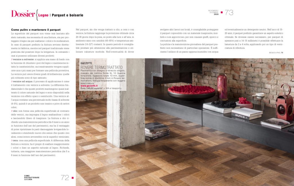 parquet rovere quercia temperata